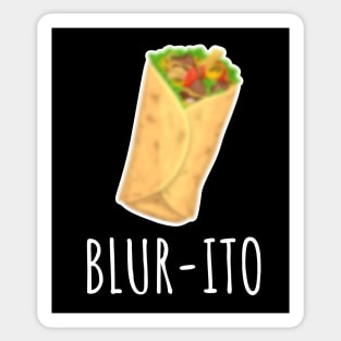 Blur-ito Funny Blur Burrito Sticker